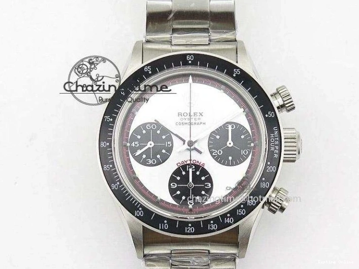 0213 DAYTONA 116509 SS OMF BEST EDITION GRAY BLACK DIAL ON SS BRACELET A7750 (SLIM MOVEMENT) Trendy 1805